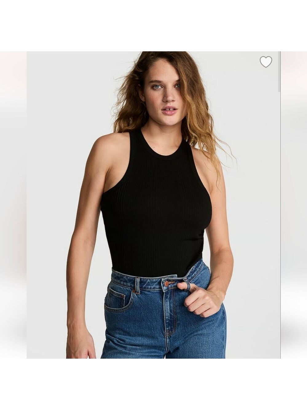 New Victoria Secret PINKMulti Rib Tank Top